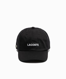 LACOSTE（ラコステ）の「ブランドネームロゴ刺繍エッセンシャルキャップ（キャップ）」