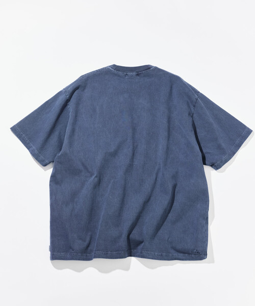 NAUTICA(ノーティカ)の「NAUTICA/ノーティカ ビッグシルエット ピグメントダイ アーチロゴ ショートスリーブ Tシャツ(Tシャツ/カットソー・メンズ・チャコールグレー/ベージュ/ブラウン/ネイビー/グリーン・SMALL/MEDIUM/LARGE/X-LARGE)」の11枚目の写真