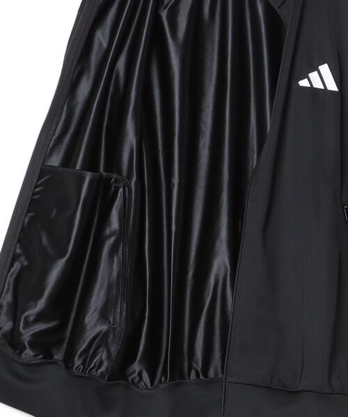 adidas(アディダス)の「アディダス adidas STADIUM トリコット ルーズフィット トラックトップ(ジャージ)(ジャージ・メンズ・ブラック/ダークブルー/ブラウン・S/M/L/LL/3L)」の5枚目の写真