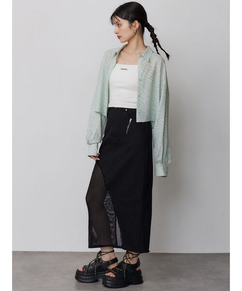 MURUA(ムルーア)の「ツートーンカラーコードサンダル(サンダル・レディース・その他1/ブラック・23.5/24.5/22.5)」の11枚目の写真