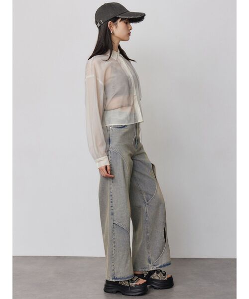 MURUA(ムルーア)の「ツートーンカラーコードサンダル(サンダル・レディース・その他1/ブラック・23.5/24.5/22.5)」の13枚目の写真
