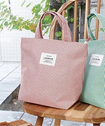 COMMON WARE（コモンウェアー）の「EC:LAURIER / ローリエ保冷ランチトート(L)　ヒッコリー（お弁当箱）」