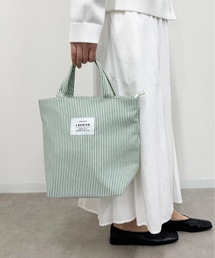 COMMON WARE（コモンウェアー）の「EC:LAURIER / ローリエ保冷ランチトート(L)　ヒッコリー（お弁当箱）」