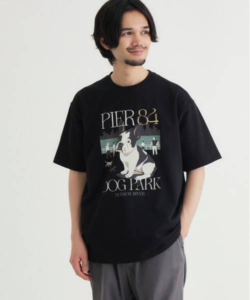 セール】【BACK NUMBER】アートグラフィックTシャツ (かすれプリント
