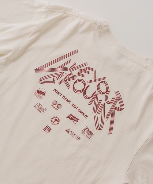 kha:ki（カーキ）の「「KHA:KI / カーキ」7th TEE -LIVE YOUR GROUND-（Tシャツ/カットソー・レディース・ホワイト/ブラック/オフホワイト・1）」の20枚目の写真