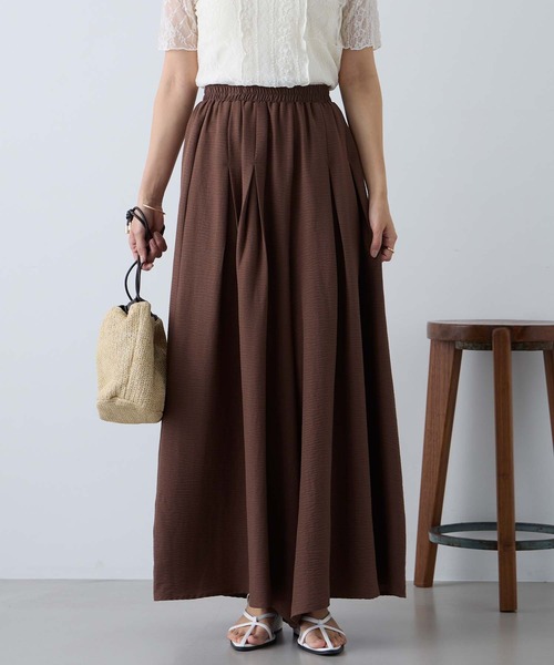 Aunely（オーネリー）の「【Aunely】すぐサラ ひんやり エフォートレス タックスカーチョ＜YOSOOIシリーズ＞（その他パンツ・レディース・ブラウン/オレンジ/ネイビー/チャコールグレー/アイボリー/ブラック・L/M）」の12枚目の写真