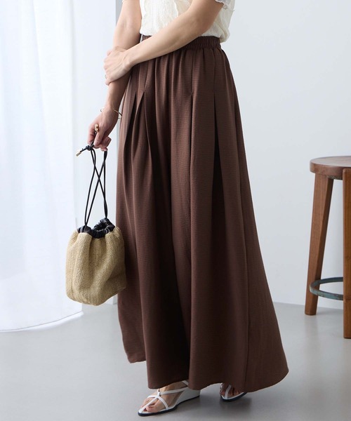 Aunely（オーネリー）の「【Aunely】すぐサラ ひんやり エフォートレス タックスカーチョ＜YOSOOIシリーズ＞（その他パンツ・レディース・ブラウン/オレンジ/ネイビー/チャコールグレー/アイボリー/ブラック・L/M）」の15枚目の写真