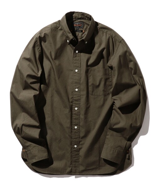 BEAMS PLUS（ビームスプラス）の「B.D. Color Broad（シャツ/ブラウス・メンズ・ホワイト/ネイビー/オリーブ・LARGE/MEDIUM/X-LARGE/SMALL）」の3枚目の写真