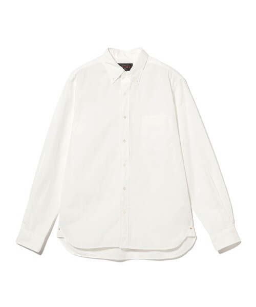 BEAMS PLUS（ビームスプラス）の「B.D. Color Broad（シャツ/ブラウス・メンズ・ホワイト/ネイビー/オリーブ・LARGE/MEDIUM/X-LARGE/SMALL）」の5枚目の写真