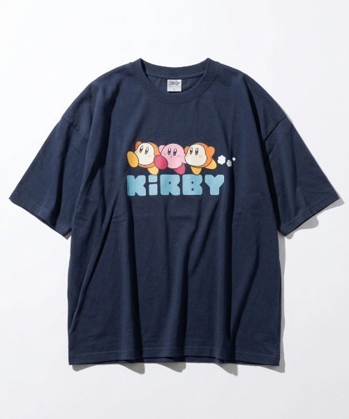MARUKAWA（マルカワ）の「2026SS Kirby’s Dream Land/星のカービィ オーバーサイズ キャラクター フロント/ブラックプリント 半袖Tシャツ（Tシャツ/カットソー・レディース・アッシュグレー/ミント/ネイビー/ピンク・M/L）」の6枚目の写真