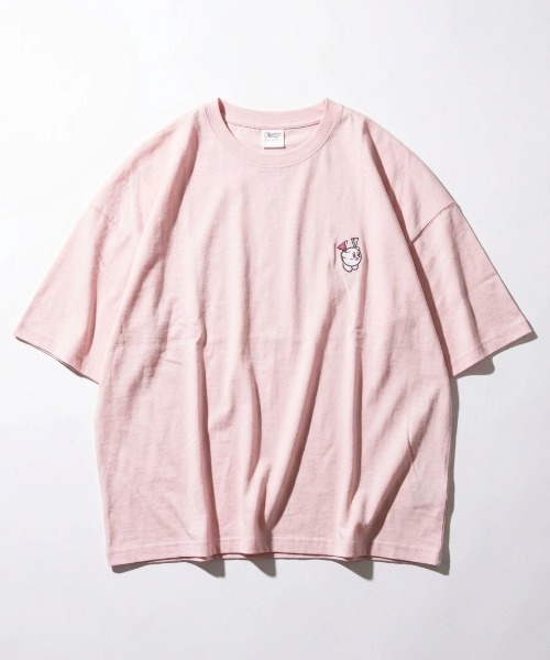 MARUKAWA（マルカワ）の「2026SS Kirby’s Dream Land/星のカービィ オーバーサイズ キャラクター フロント/ブラックプリント 半袖Tシャツ（Tシャツ/カットソー・レディース・アッシュグレー/ミント/ネイビー/ピンク・M/L）」の10枚目の写真