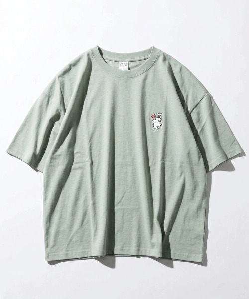 MARUKAWA（マルカワ）の「2026SS Kirby’s Dream Land/星のカービィ オーバーサイズ キャラクター フロント/ブラックプリント 半袖Tシャツ（Tシャツ/カットソー・レディース・アッシュグレー/ミント/ネイビー/ピンク・M/L）」の8枚目の写真