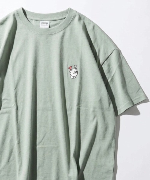 MARUKAWA（マルカワ）の「2026SS Kirby’s Dream Land/星のカービィ オーバーサイズ キャラクター フロント/ブラックプリント 半袖Tシャツ（Tシャツ/カットソー・レディース・アッシュグレー/ミント/ネイビー/ピンク・M/L）」の5枚目の写真