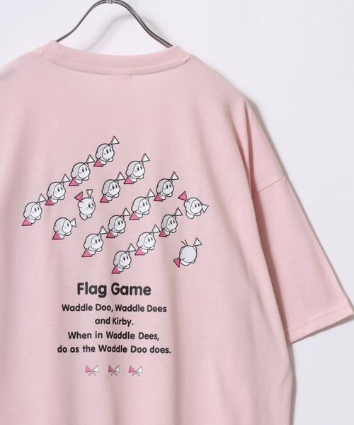 MARUKAWA（マルカワ）の「2026SS Kirby’s Dream Land/星のカービィ オーバーサイズ キャラクター フロント/ブラックプリント 半袖Tシャツ（Tシャツ/カットソー・レディース・アッシュグレー/ミント/ネイビー/ピンク・M/L）」の20枚目の写真