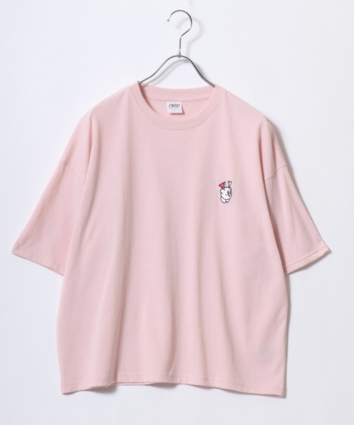 MARUKAWA（マルカワ）の「2026SS Kirby’s Dream Land/星のカービィ オーバーサイズ キャラクター フロント/ブラックプリント 半袖Tシャツ（Tシャツ/カットソー・レディース・アッシュグレー/ミント/ネイビー/ピンク・M/L）」の15枚目の写真