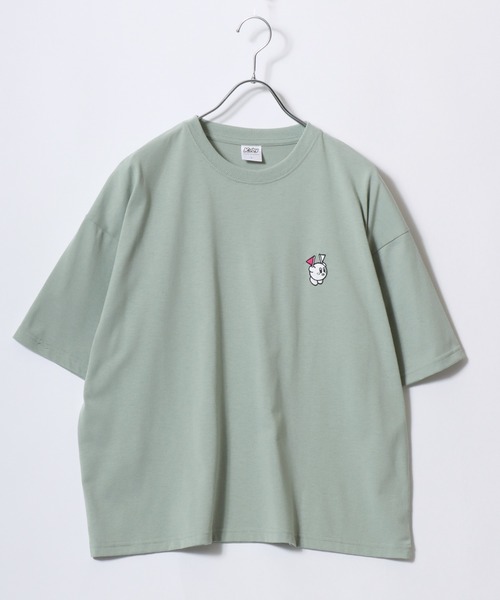 MARUKAWA（マルカワ）の「2026SS Kirby’s Dream Land/星のカービィ オーバーサイズ キャラクター フロント/ブラックプリント 半袖Tシャツ（Tシャツ/カットソー・レディース・アッシュグレー/ミント/ネイビー/ピンク・M/L）」の17枚目の写真