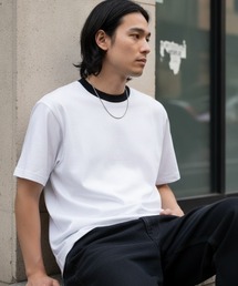 【Los Angeles Apparel /ロサンゼルス アパレル】 Ring 6.5oz S/S Garment Dye Tee/ヘビーウェイト ガーメントダイ リンガーT/ アメリカ製 / 無地T / ユニセックス