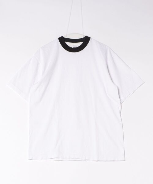 LOS ANGELES APPAREL(ロサンゼルスアパレル)の「【Los Angeles Apparel /ロサンゼルス アパレル】 Ring 6.5oz S/S Garment Dye Tee/ヘビーウェイト ガーメントダイ リンガーT/ アメリカ製 / 無地T / ユニセックス(Tシャツ/カットソー・メンズ・ホワイト系その他/グレー系その他/ベージュ系その他・MEDIUM/LARGE/X-LARGE)」の4枚目の写真