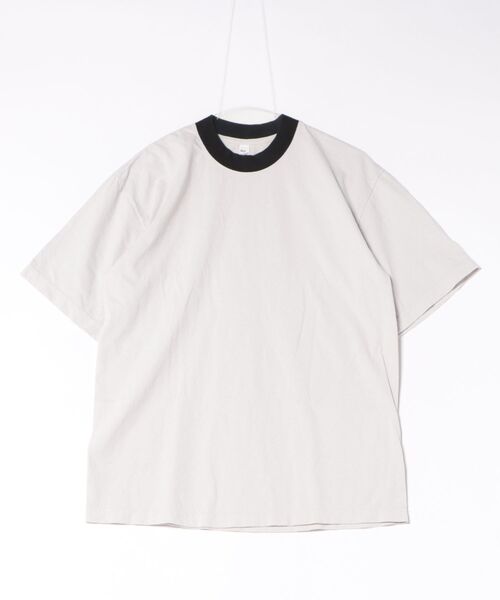 LOS ANGELES APPAREL(ロサンゼルスアパレル)の「【Los Angeles Apparel /ロサンゼルス アパレル】 Ring 6.5oz S/S Garment Dye Tee/ヘビーウェイト ガーメントダイ リンガーT/ アメリカ製 / 無地T / ユニセックス(Tシャツ/カットソー・メンズ・ホワイト系その他/グレー系その他/ベージュ系その他・MEDIUM/LARGE/X-LARGE)」の6枚目の写真