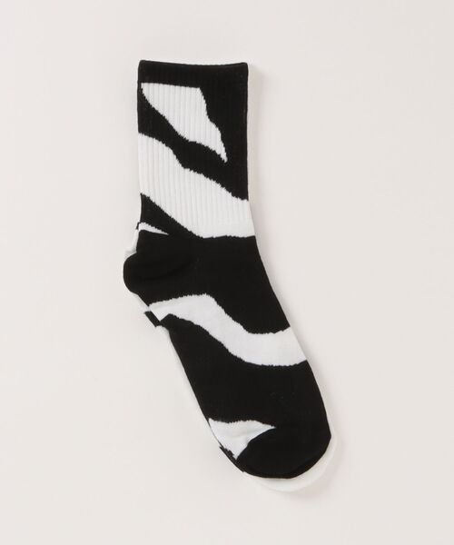 styiro（スタイロ）の「【単品】マウンテン柄アシメ靴下（ソックス/靴下・レディース・B/A/C・FREE）」の4枚目の写真