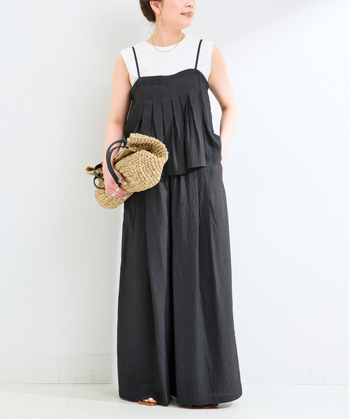 B.C STOCK(ベーセーストック)の「《3点セット》手洗い可 / multiple way 3 piece(つなぎ/オールインワン・レディース・ブラック系その他/カーキ/ブラック/ネイビー/ブラウン・FREE)」の1枚目の写真