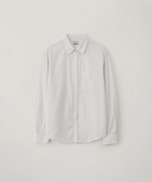BLANKROOM HER(ブランクルームウーマン)の「クレープシャツ_IVORYストライプ(シャツ/ブラウス・レディース・その他・ONE)」の1枚目の写真