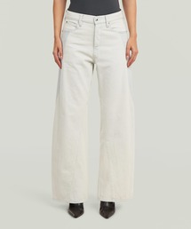Hybrid Contor 3D Wide Jeans/パネル切り替えデザイン立体裁断ワイドジーンズ/L28