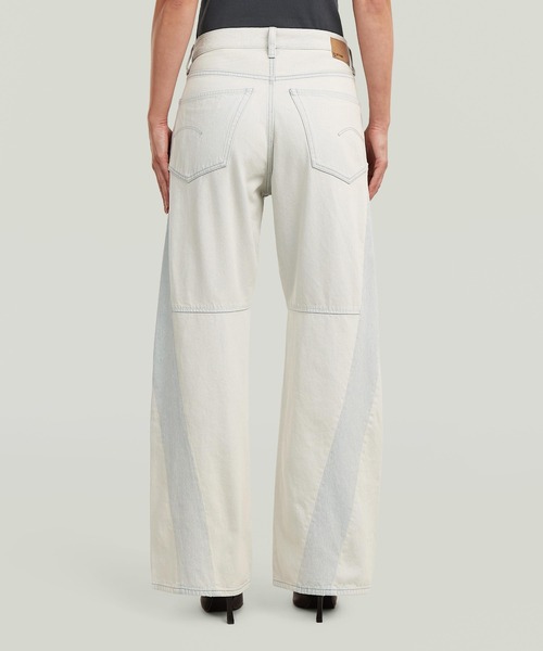 G-STAR(ジースター)の「Hybrid Contor 3D Wide Jeans/パネル切り替えデザイン立体裁断ワイドジーンズ/L28(デニムパンツ・レディース・ライトブルー・24inch/25inch/26inch/27inch)」の3枚目の写真