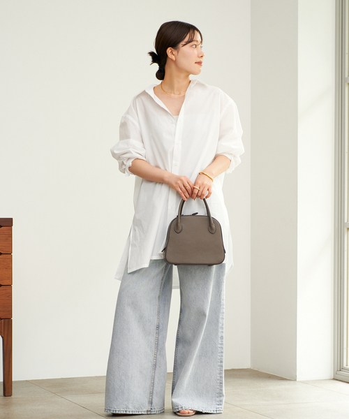 plage（プラージュ）の「《追加》R’IAM straight WIDE デニム（デニムパンツ・レディース・ブルー・38/36/34）」の2枚目の写真