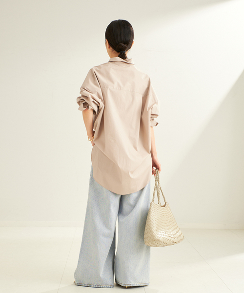 plage（プラージュ）の「《追加》R’IAM straight WIDE デニム（デニムパンツ・レディース・ブルー・38/36/34）」の18枚目の写真