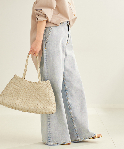 plage（プラージュ）の「《追加》R’IAM straight WIDE デニム（デニムパンツ・レディース・ブルー・38/36/34）」の20枚目の写真