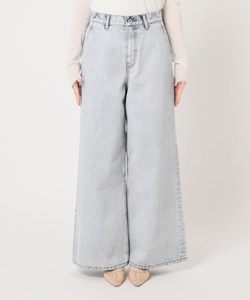 plage（プラージュ）の「《追加》R’IAM straight WIDE デニム（デニムパンツ・レディース・ブルー・38/36/34）」の19枚目の写真
