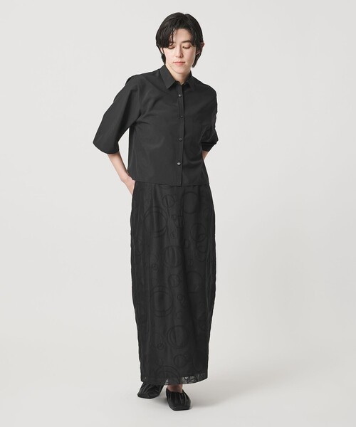 MARW UNITED ARROWS(マルゥ ユナイテッドアローズ)の「<MARW UNITED ARROWS>タイプライター 7分袖 シャツ(シャツ/ブラウス・レディース・ホワイト/ブラック・FREE)」の7枚目の写真