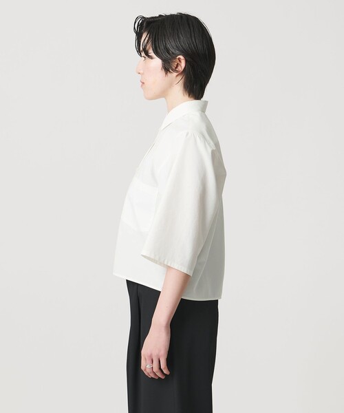 MARW UNITED ARROWS(マルゥ ユナイテッドアローズ)の「<MARW UNITED ARROWS>タイプライター 7分袖 シャツ(シャツ/ブラウス・レディース・ホワイト/ブラック・FREE)」の9枚目の写真