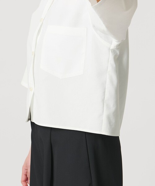 MARW UNITED ARROWS(マルゥ ユナイテッドアローズ)の「<MARW UNITED ARROWS>タイプライター 7分袖 シャツ(シャツ/ブラウス・レディース・ホワイト/ブラック・FREE)」の13枚目の写真