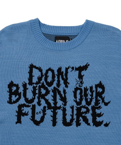 AJOBYAJO（アジョバイアジョ）の「DBOF Short Sleeve Knit T-Shirt [SKY BLUE]（ニット/セーター・レディース・その他・L/XL）」の2枚目の写真