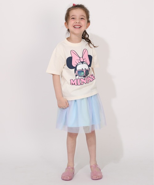 BABYDOLL(ベビードール)の「親子お揃い ディズニー リゾート柄レンチキュラーTシャツ 1587K(Tシャツ/カットソー・キッズ・パープル/ライトブルー/ホワイト系1/ホワイト系2/イエロー×グリーン/ブルー・80cm/90cm/100cm/110cm/120cm/130cm/140cm/150cm)」の22枚目の写真