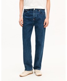 'KENZO Signature' ストレート フィット ジーンズ イン ジャパニーズ デニム