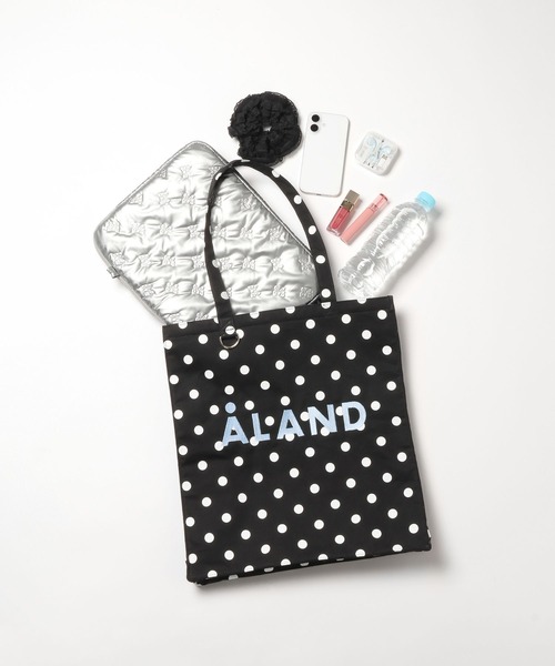 ALAND(エーランド)の「ALAND/ドットDカンリングトートバッグ(トートバッグ・レディース・ホワイト/ブラック/ライトブルー・ONE SIZE)」の20枚目の写真