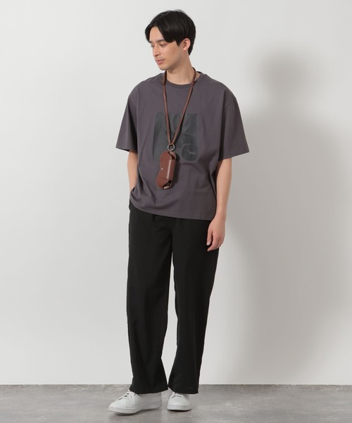 LAKOLE(ラコレ)の「プレーンウィーブドライワイドパンツ / 650686(その他パンツ・メンズ・ネイビー/ライトグレー/ボルドー/ブラック・MEDIUM/LARGE)」の7枚目の写真