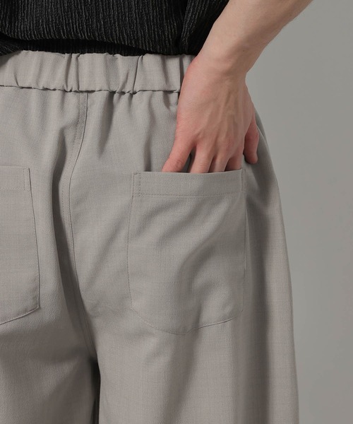 LAKOLE(ラコレ)の「プレーンウィーブドライワイドパンツ / 650686(その他パンツ・メンズ・ネイビー/ライトグレー/ボルドー/ブラック・MEDIUM/LARGE)」の15枚目の写真