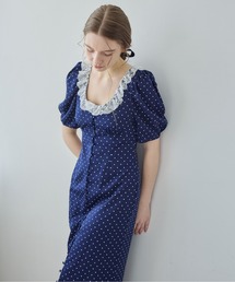 etre loin（エトルワン）の「デコルテレースワンピース   Decollete lace dress（ドレス）」