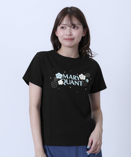 MARY QUANT(マリークワント)の「パールラメデイジー Tシャツ(Tシャツ/カットソー・レディース・ホワイト/ブラック/ライトブルー・M/L)」の2枚目の写真
