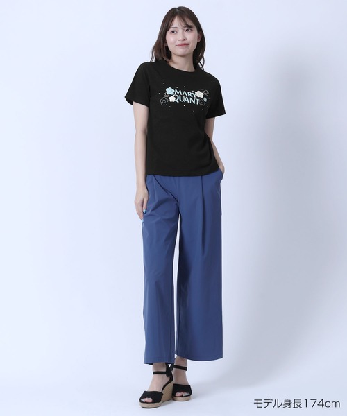 MARY QUANT(マリークワント)の「パールラメデイジー Tシャツ(Tシャツ/カットソー・レディース・ホワイト/ブラック/ライトブルー・M/L)」の6枚目の写真