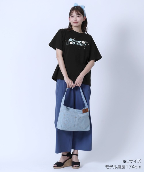 MARY QUANT(マリークワント)の「パールラメデイジー Tシャツ(Tシャツ/カットソー・レディース・ホワイト/ブラック/ライトブルー・M/L)」の7枚目の写真