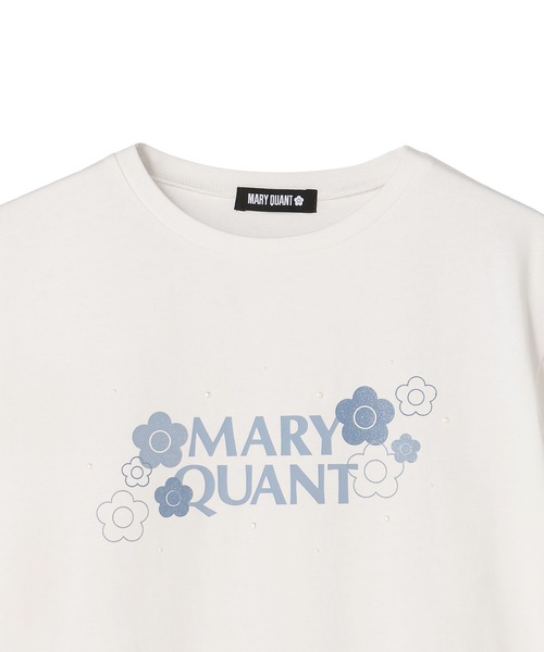 MARY QUANT(マリークワント)の「パールラメデイジー Tシャツ(Tシャツ/カットソー・レディース・ホワイト/ブラック/ライトブルー・M/L)」の9枚目の写真