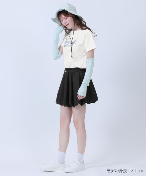 MARY QUANT(マリークワント)の「パールラメデイジー Tシャツ(Tシャツ/カットソー・レディース・ホワイト/ブラック/ライトブルー・M/L)」の10枚目の写真