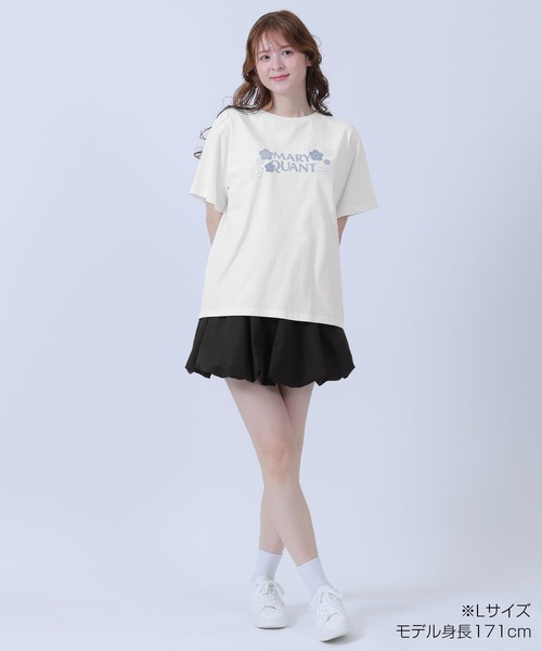 MARY QUANT(マリークワント)の「パールラメデイジー Tシャツ(Tシャツ/カットソー・レディース・ホワイト/ブラック/ライトブルー・M/L)」の12枚目の写真