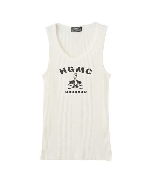 希少美品ヒステリックグラマーRAMONES タンクトップ ホワイト HGMC タンクトップ（タンクトップ）｜HYSTERIC GLAMOUR（ヒステリック