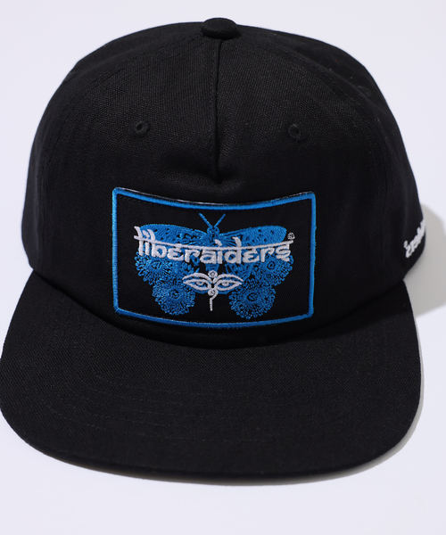 Liberaiders（リベレイダース）の「Liberaiders / リベレイダース 別注 バタフライ キャンバス キャップ（キャップ・メンズ・グリーン/ブラック・FREE）」の6枚目の写真
